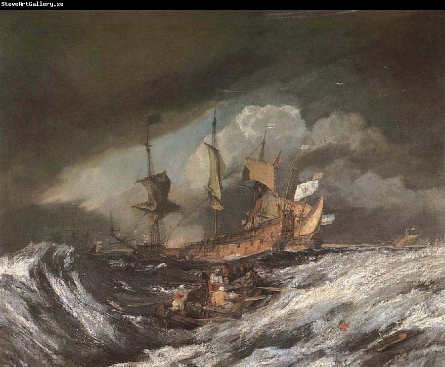 Joseph Mallord William Turner Boat and war